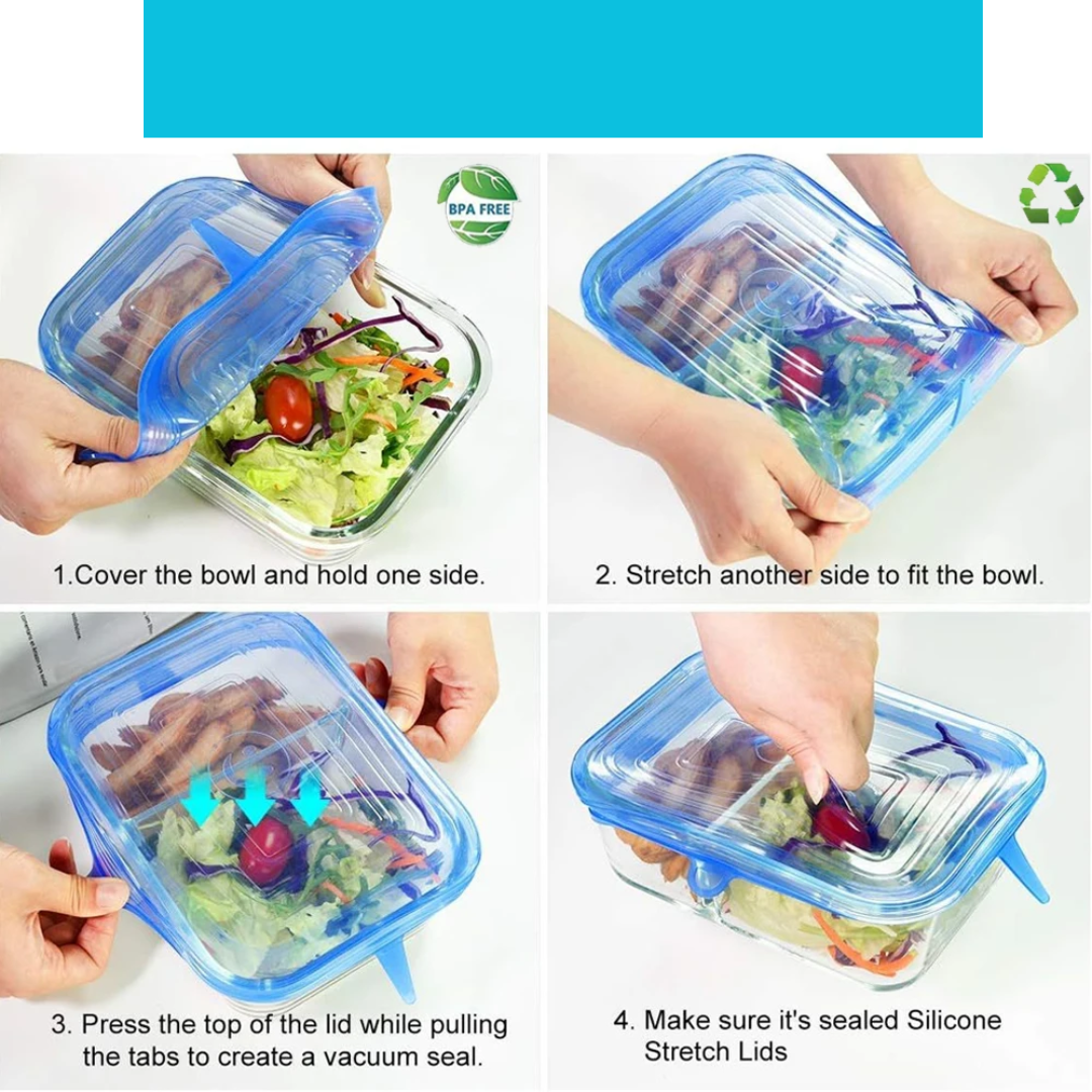 Tampas de silicone