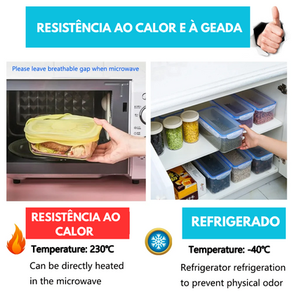 Tampas de silicone