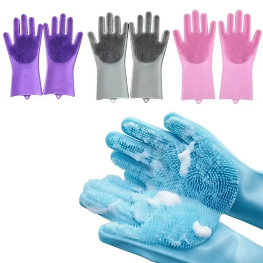 Luvas de limpeza de Silicone